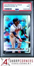 2019 BOWMAN PLATINUM #18 RONALD ACUNA JR. BRAVES PSA 9