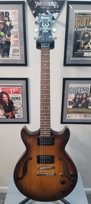 Ibanez AM 73B Semi Hollow Relic Electric Guitar With Factory Light Relic Finish 
