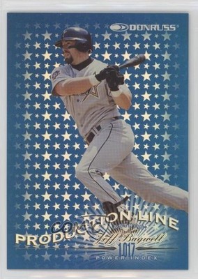 1998 Donruss Production Line Power Index 169/1017 Jeff Bagwell #4 HOF 4e9