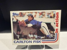 1982 Topps - In Action Carlton Fisk #111 Boston Red Sox