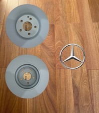 Pair Set of 2 Front Zimmermann Brake Disc Rotors for Mercedes W219 X204