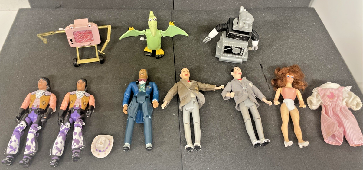 PEE WEE ピーウィーのプレイハウス コンキー マジック スクリーン プテリ Vintage 1987 Pee-Wee Herman Lot Conky, Pterri, & Magic Screen