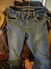 American Eagle Size 2short Curvy Kick Boot Jeans recently reduced 