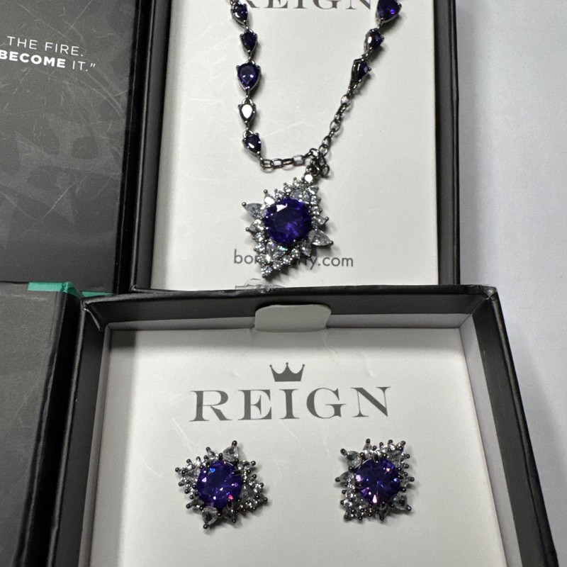 BP  Bomb Party Reign Villain Collection Necklace And Earring Set Under  Her Rule