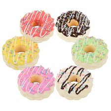 6PCS Realistic Fake Donuts - Artificial Doughnuts for Home Decor  Photography P