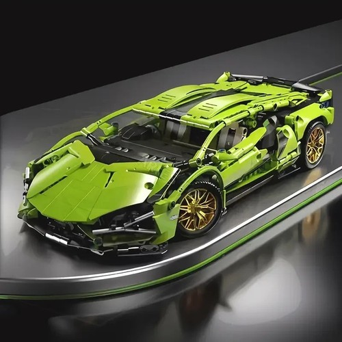 Hot Technical Building Blocks Car Racing Vehicle Model Puzzle Bricks Toy Gift