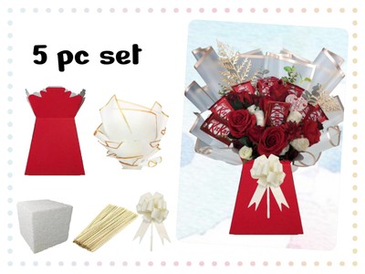 Schokoladenstrauß-Set selber machen DIY 