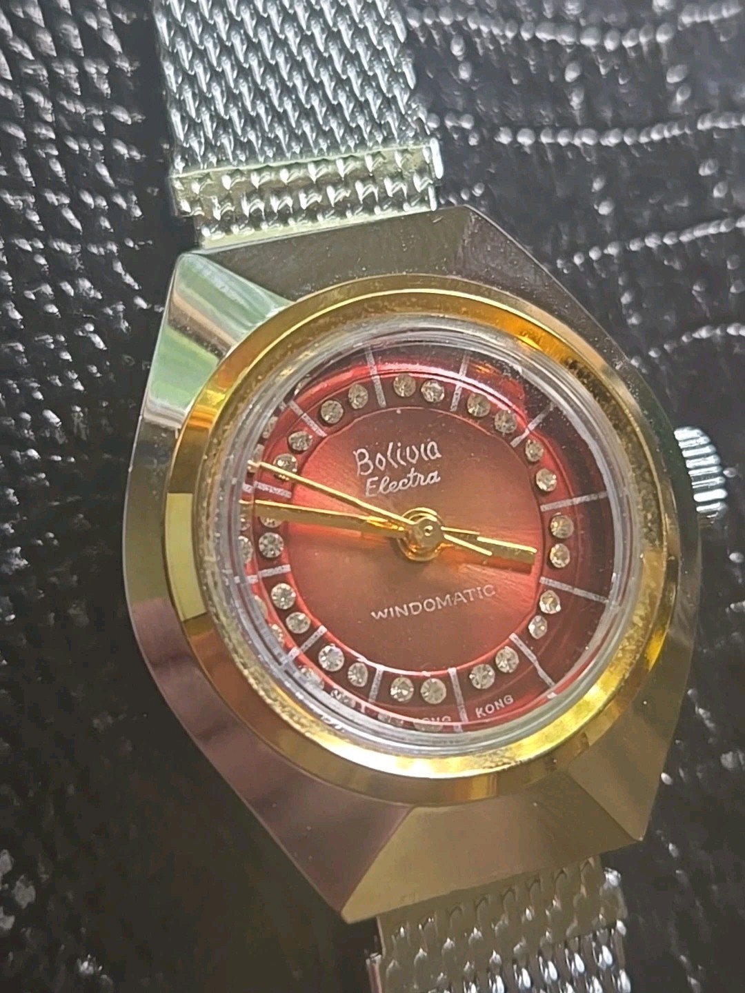 Bolivia Electra Windomatic Mechanical Ladies Watc… - image 1