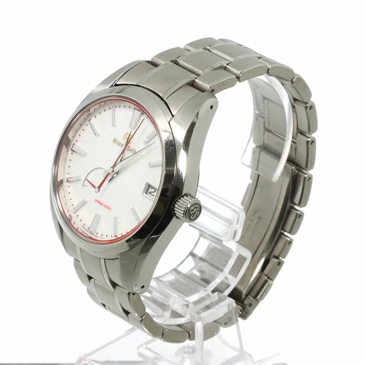 Grand Seiko Spring Drive SBGA421 9R65-0DL0 Date White Dial Mens
