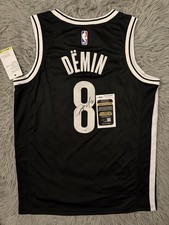 JSA COA Egor Demin Signed Autographed Brooklyn Nets Jersey Men’s Large Russia