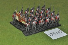 28mm napoleonic / british - marching 24 infantry - (129795)