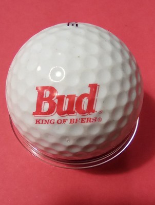 BUD KING OF BEERS COMPANY LOGO GOLF BALL GREAT FOR ANY COLLECTION!