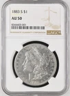 1883-S Morgan Dollar NGC Certified AU50