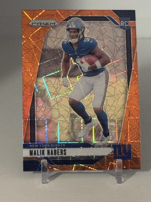 MALIK NABERS 2024 i Prizm   Orange Lazer Prizm  #370 RC SHIPS SAME DAY B368