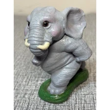 Cute Elephant Figurine - Gray Baby Elephant