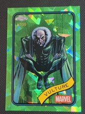 2025 Topps Chrome Sapphire Marvel Vulture Green /99 #5