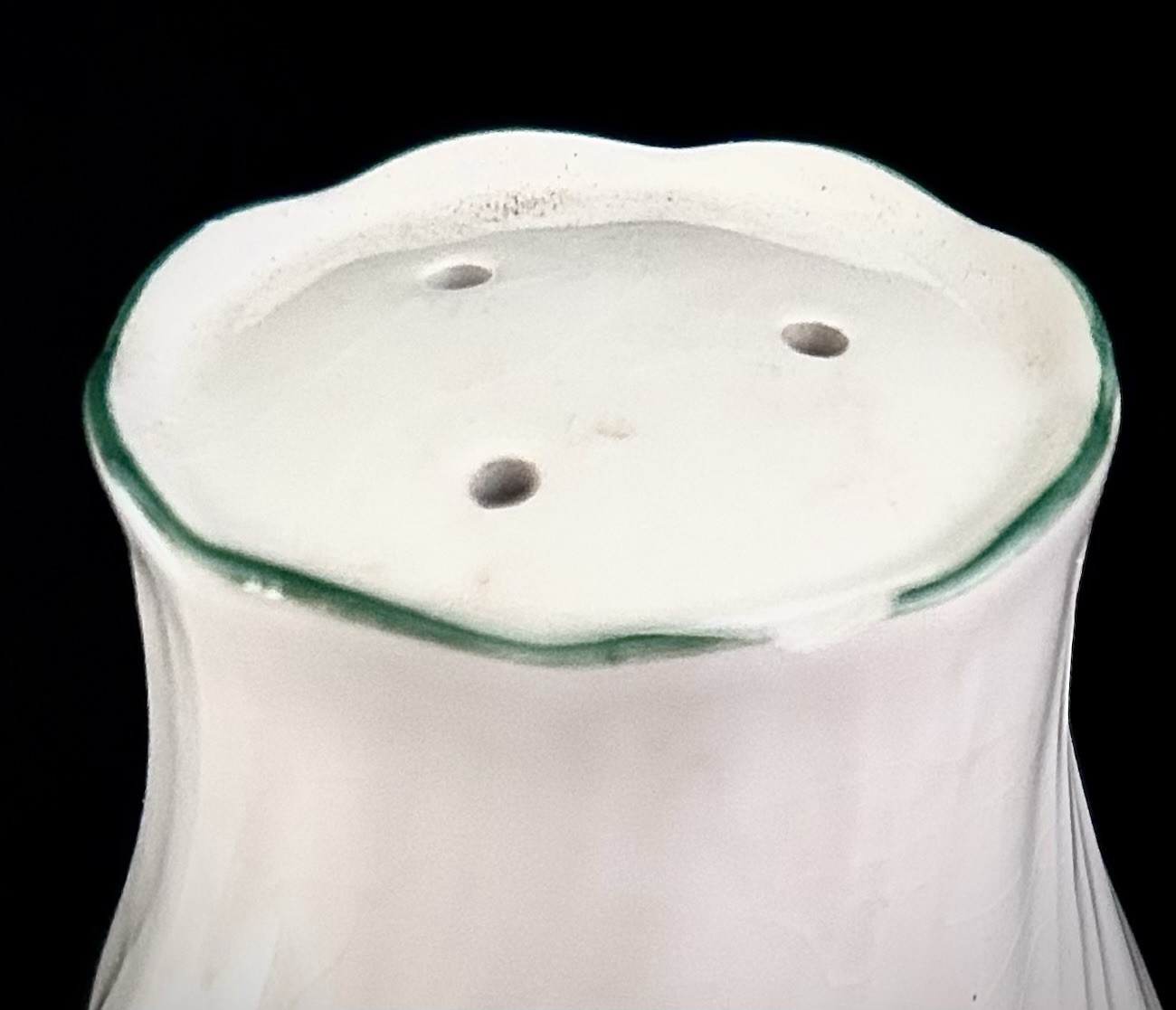 Nikko Japan Happy Holidays Porcelain Salt & Pepper Shakers Holly Design! READ!