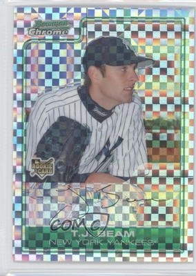 2006 Bowman Draft Chrome X-Fractor 77/299 TJ Beam #BDP41 0a7