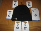 BNWT MENS NEW ERA RYDER CUP PIN BADGE GOLF WINTER BEANIE HAT BLACK SIX 6 BADGES