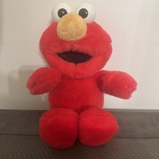 Vintage 1992 Sesame Street Talking Elmo 27245 Child Dimension 14" Red Plush Toy