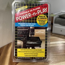 Power-n-Play for Portable CD Players FM Radio Adapter DC Converter Mr. Bracket