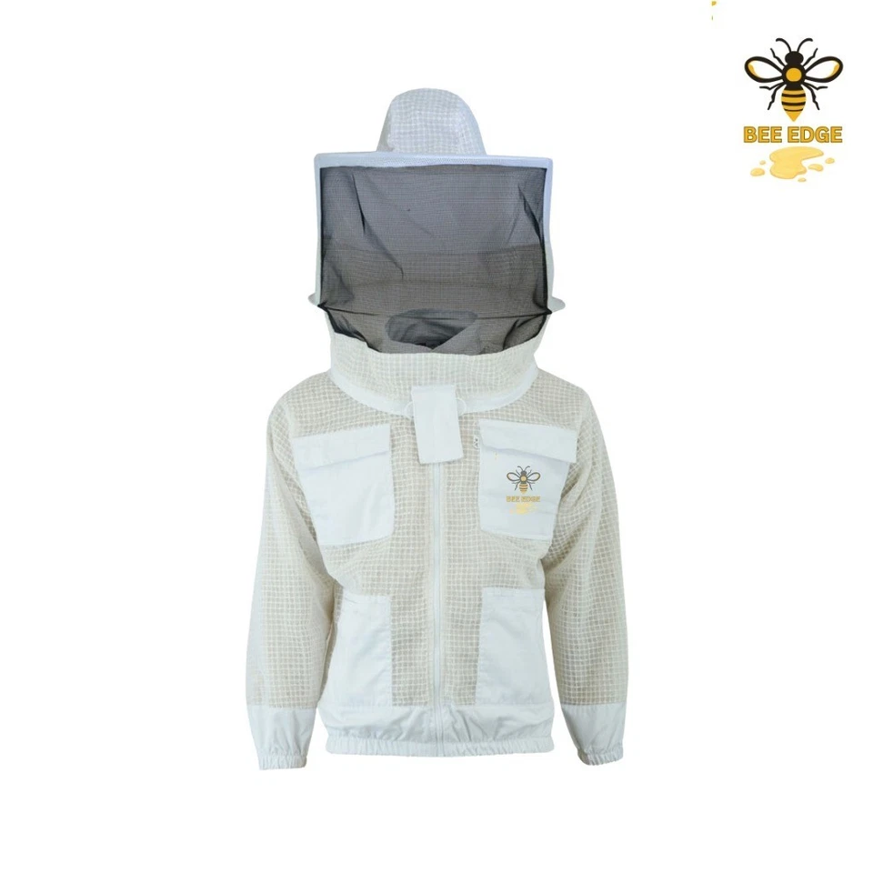 Beekeeping Jackets – White & Brown Bee jacket Combo | Premium Ventilated jackets - Immagine 4 di 4