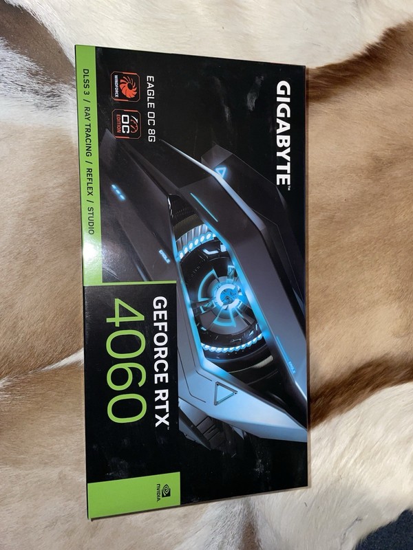 GIGABYTE GeForce RTX 4060 EAGLE OC 8GB GDDR6 Graphics Card