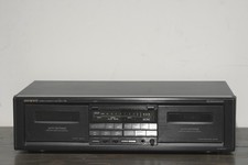 Onkyo TA-RW313 Stereo Dual Cassette Tape Deck Recorder High Speed Dubbing Tested