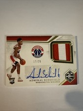 2019-20 Chronicles Admiral Schofield Limited RC Jersey Auto Prime #LT-ASC  /25