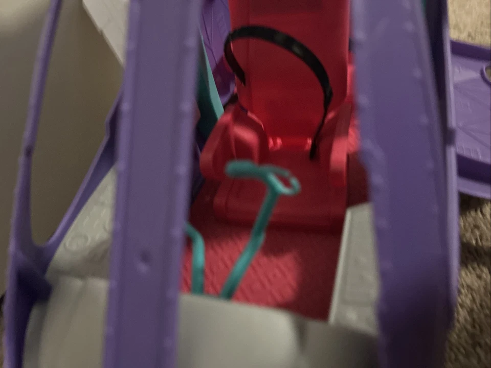 Barbie Plane Mattel Purple From 2019 Airplane Lights Sounds Works Great - Image 3 of 4