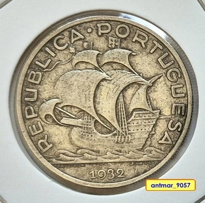 Portugal - 10 Escudos 1932 - Argent - CARAVELLE - Silver - SHIP - Lisbon - TTB+ - Photo 1/2