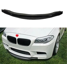 Front Center Bumper Chin Spoiler Lip Splitter Carbon Look For BMW F10 M5 R Style