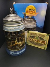 Anheuser Busch The Wolf Pack Series 2001 "Generations Stein" CS506 Budweiser VTG
