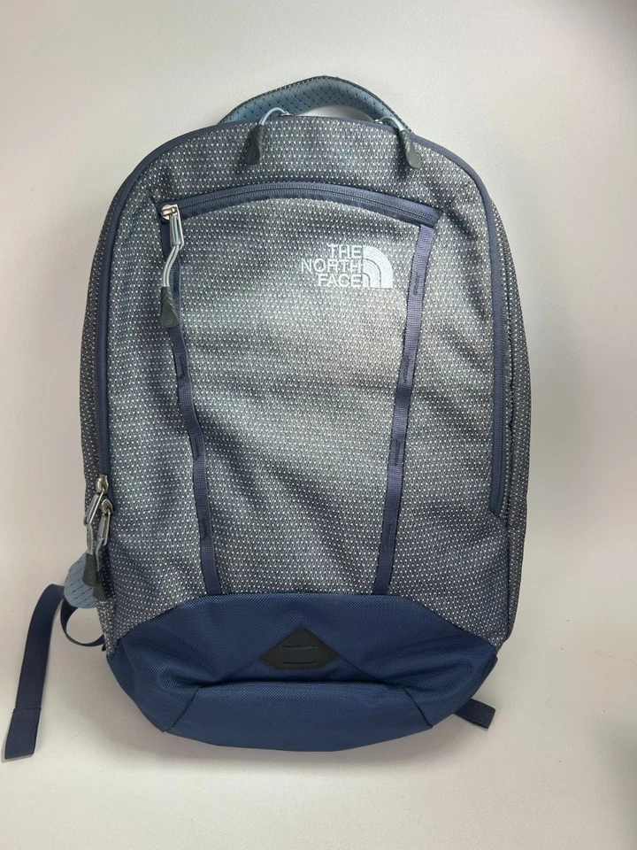 The North Face Microbyte FlexVent Laptop Backpack Blue Gray Computer Sleeve - Image 2 of 4