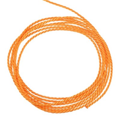 Twisted Cord Trim, 22 Yard 1.5mm 3-Ply Twine Braided Rope Thread, Orange