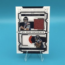 🔥2025 Panini NT GCM-WM Caleb Williams/ DJ Moore #63/99 Bears NFL🔥