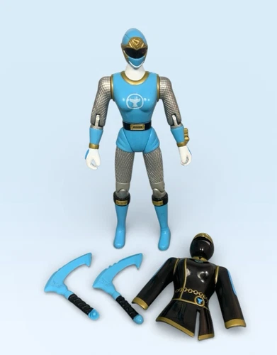 Power Rangers Ninja Storm Blue Wind Ninja Battle Vintage 2003 Bandai