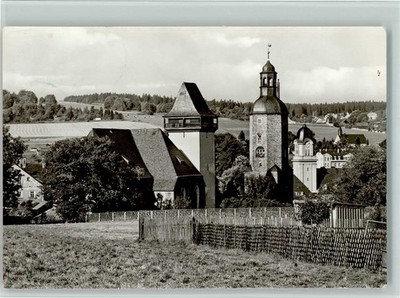 10140333 - 9307 Geyer Ortsansicht Drei Tuerme Turm