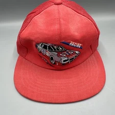 Richard Petty STP Pontiac Red Trucker Hat Mesh SnapBack Vintage