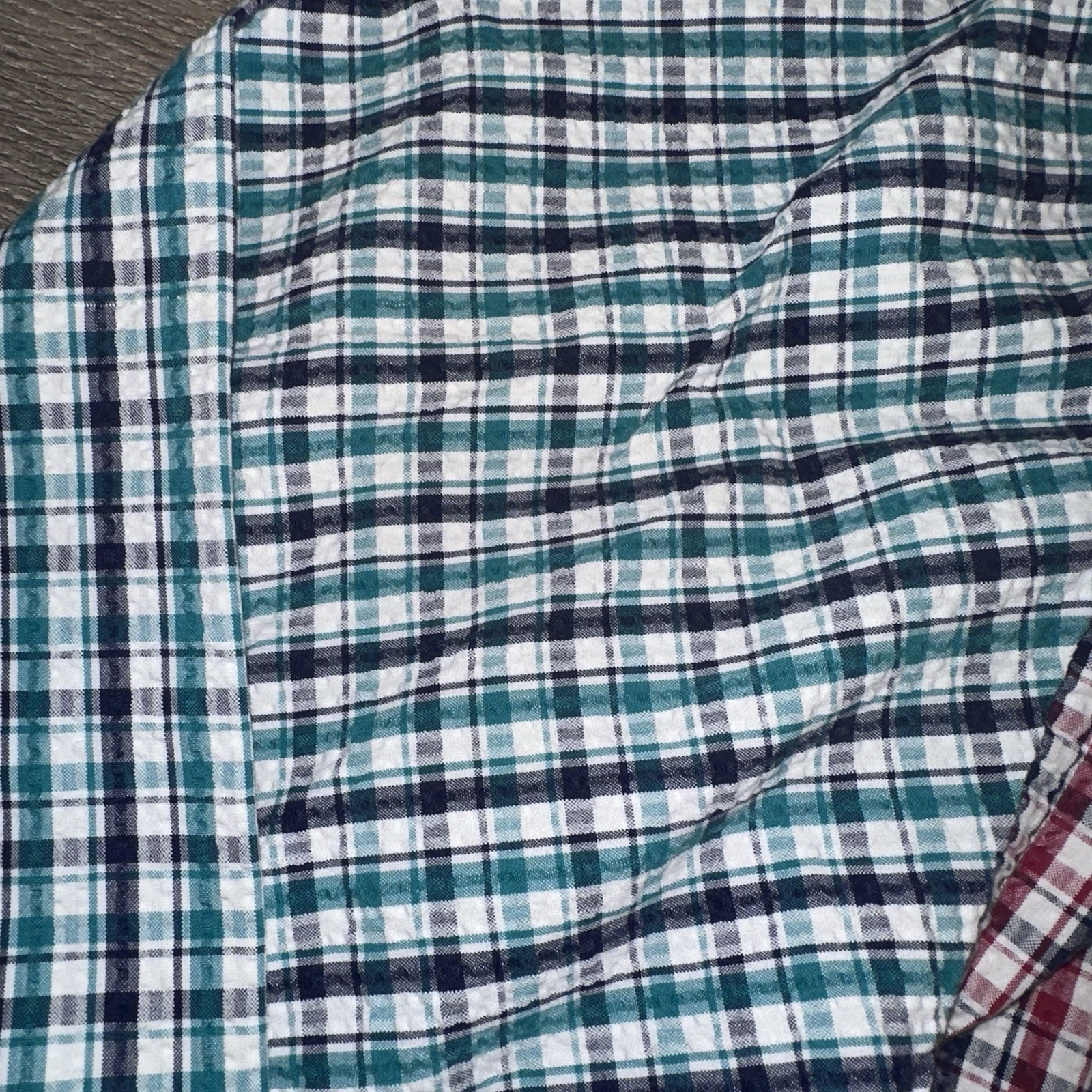 Tommy Hilfiger Patchwork Plaid Button-Down Shirt … - image 12