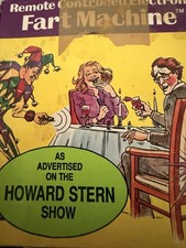 RARE Vintage Howard Stern Show Exclusive Radio Controlled Fart Machine Cool!!