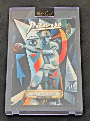 2025 Wild Card Magnum Opus Picasso Eli Manning TRUE 1/1 Encased SSP