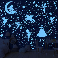 Glow in the Dark Stars Unicorn Bedroom Decor