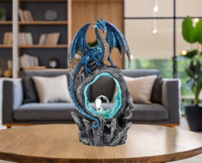 Nemesis now ジオード ライトアップ Dragon and Dragonling Light Up