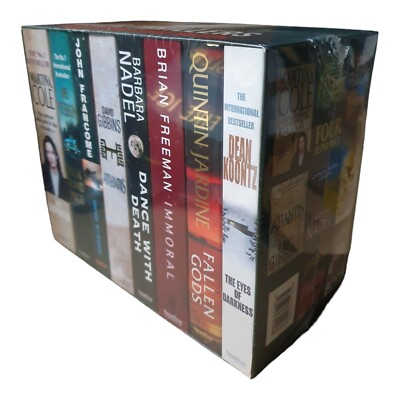 Thriller Mystery Paperback Book Set Collection, Bestselling Authors, New