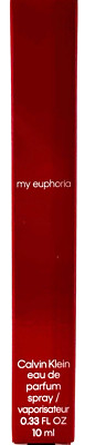 CALVIN KLEIN MY EUPHORIA EDP PEN SPRAY FOR WOMEN 0.33 Oz / 10 ml TRAVEL SIZE!!!