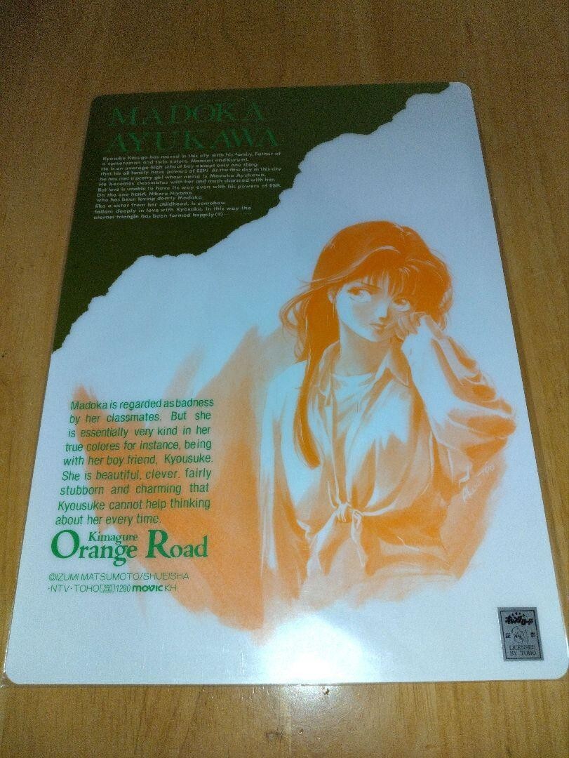 KIMAGURE ORANGE ROAD ANIME SHITAJIKI AKEMI TAKADA / B5 size