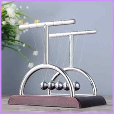 Newton's Cradle Balance Steel Ball Teaching Supplies Physics Science Pendulum...