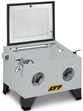 Sabbiatrice da banco cabina sabbiatura sabbiare Asturo portatile con accessori