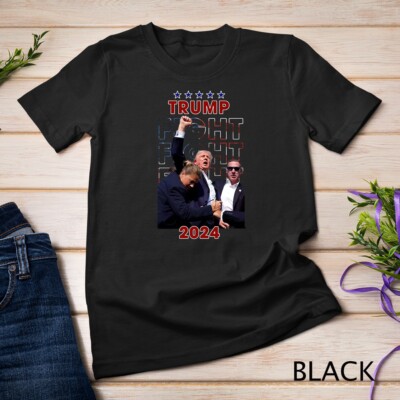 Donald Trump Fight for America Tee - Patriotic T-shirt